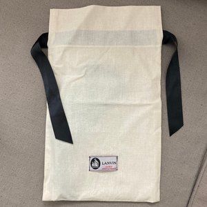 Lanvin Dust Bag for Shoes / Storage Size: 13" x 8"